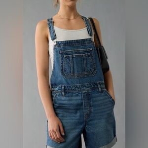 American Eagle NEW Denim Shorts Overalls